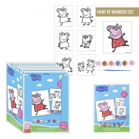 SET DE PAPELERÍA COLOREABLE PEPPA PIG