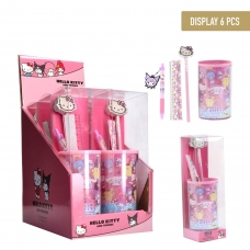 SET DE PAPELERÍA PORTALÁPICES HELLO KITTY