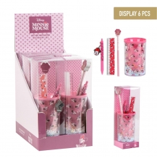 SET DE PAPELERÍA PORTALÁPICES MINNIE