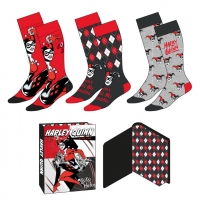 SOCKS PACK 3 PIECES HARLEY QUINN