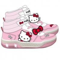 SPORTY SHOES PVC SOLE WITH LIGHTS HELLO KITTY