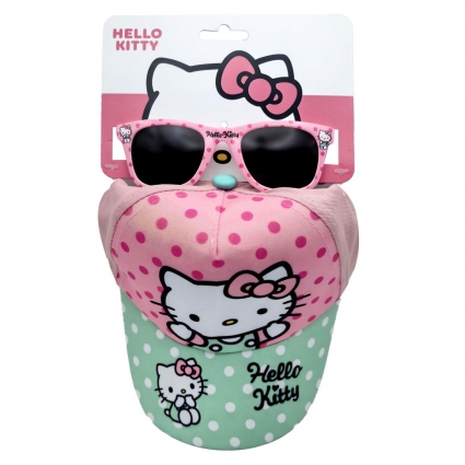 GORRA SET GAFAS DE SOL HELLO KITTY