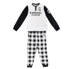 PIJAMA LARGO SINGLE JERSEY REAL MADRID