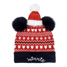 GORRO PUNTO CHRISTMAS MINNIE