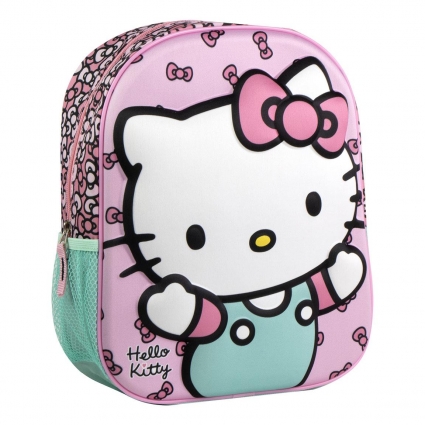MOCHILA INFANTIL 3D HELLO KITTY
