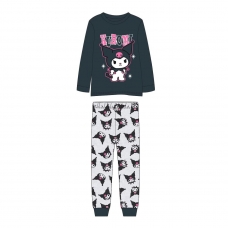 PIJAMA LARGO SINGLE JERSEY HELLO KITTY KUROMI