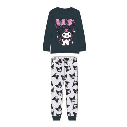 PIJAMA LARGO SINGLE JERSEY HELLO KITTY KUROMI