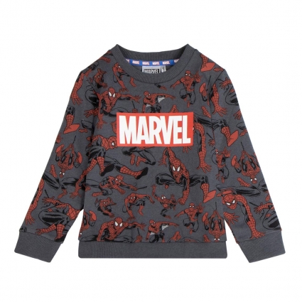 SUDADERA COTTON BRUSHED SPIDERMAN