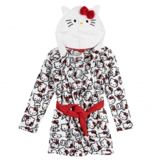 BATÍN CORAL FLEECE APLICACIONES HELLO KITTY