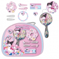 SET DE BELLEZA NECESER ACCESORIOS HELLO KITTY