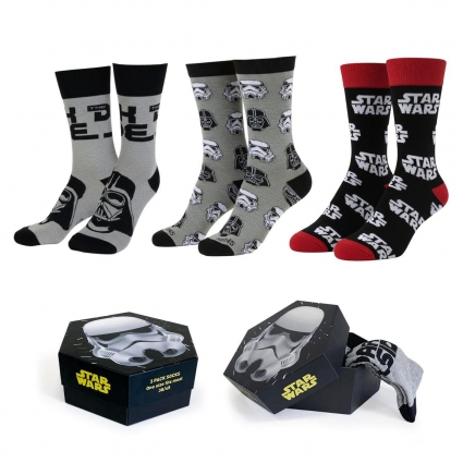 PACK CALCETINES 3 PIEZAS STAR WARS
