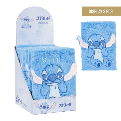 CUADERNO PELUCHE STITCH