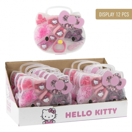 SET DE BELLEZA CAJA 20 PIEZAS HELLO KITTY