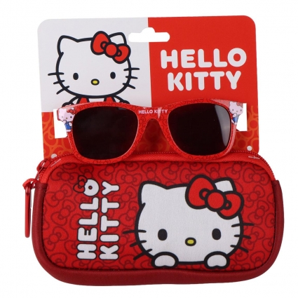 GAFAS DE SOL SET FUNDA HELLO KITTY