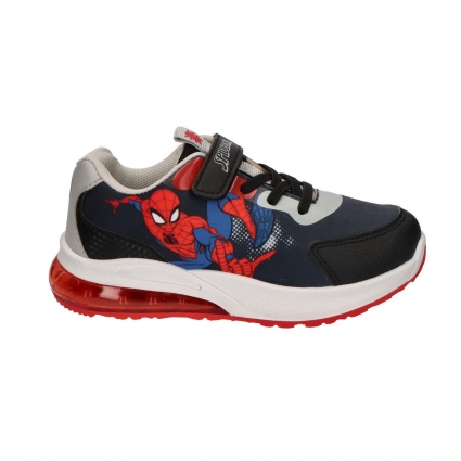 DEPORTIVA SUELA PVC CON LUCES SPIDERMAN