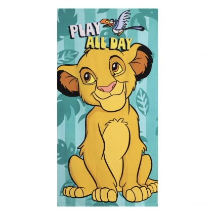 TOALLA MICROFIBRA LION KING