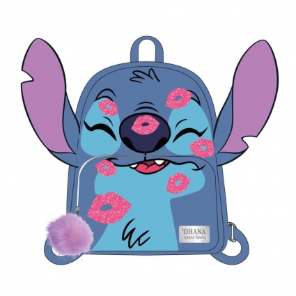 MOCHILA CASUAL MODA APLICACIONES STITCH
