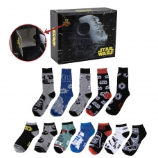 PACK CALCETINES 12 PIEZAS STAR WARS