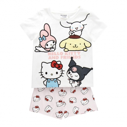 PIJAMA CORTO SINGLE JERSEY HELLO KITTY