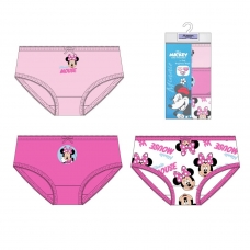 PACK BRAGUITAS SINGLE JERSEY 3 PIEZAS MINNIE