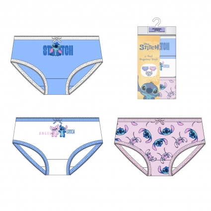 PACK BRAGUITAS SINGLE JERSEY 3 PIEZAS STITCH