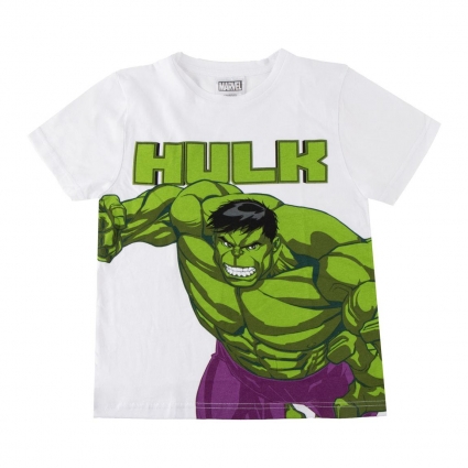 CAMISETA CORTA SINGLE JERSEY AVENGERS HULK