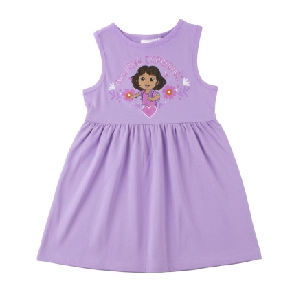 VESTIDO SINGLE JERSEY DORA LA EXPLORADORA