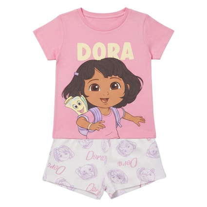 PIJAMA CORTO SINGLE JERSEY DORA LA EXPLORADORA