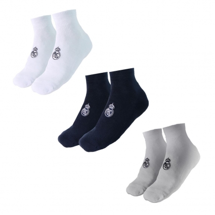 PACK CALCETINES 3 PIEZAS REAL MADRID