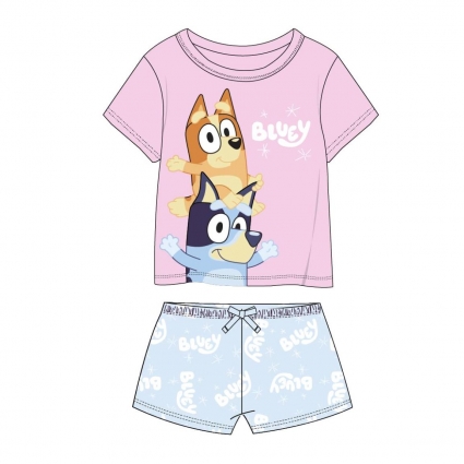 PIJAMA CORTO SINGLE JERSEY BLUEY