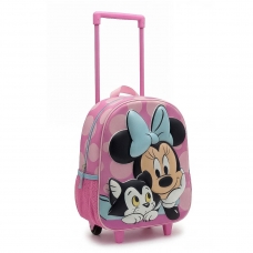 MOCHILA INFANTIL TROLLEY 3D MINNIE