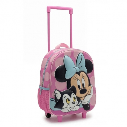 MOCHILA INFANTIL TROLLEY 3D MINNIE
