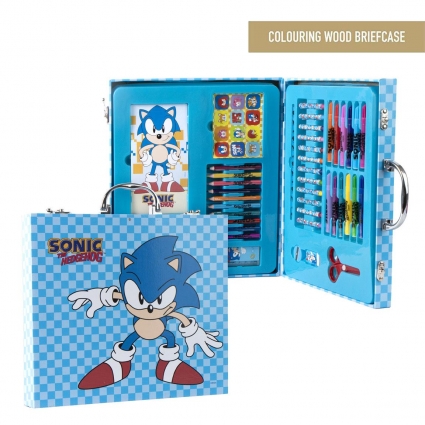 SET COLOREABLE MALETÍN SONIC