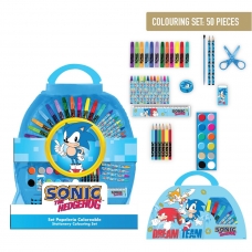 SET COLOREABLE 50 PIEZAS SONIC