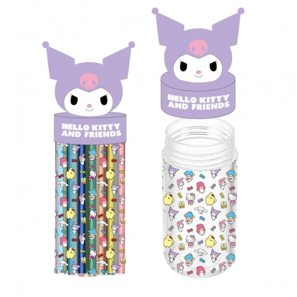 ESTUCHE PORTATODO ACCESORIOS HELLO KITTY KUROMI