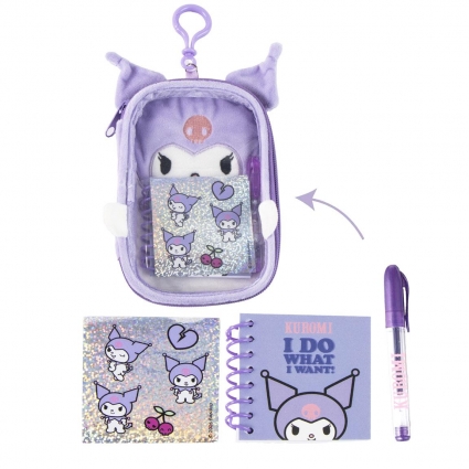 SET DE PAPELERÍA PELUCHE HELLO KITTY KUROMI