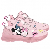 SPORTY SHOES TPR SOLE WITH LIGHTS TRANSPARENT MINNIE