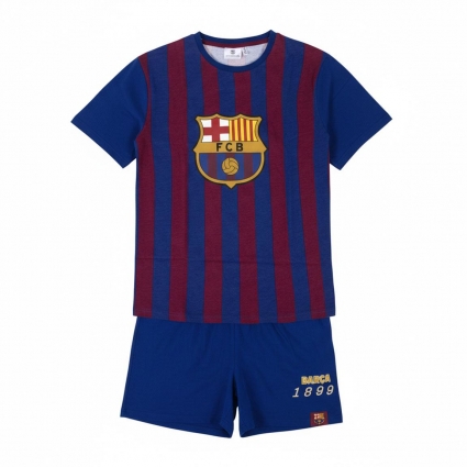 PIJAMA CORTO SINGLE JERSEY FC BARCELONA