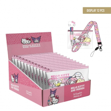 SET DE PAPELERÍA COLGANTE HELLO KITTY