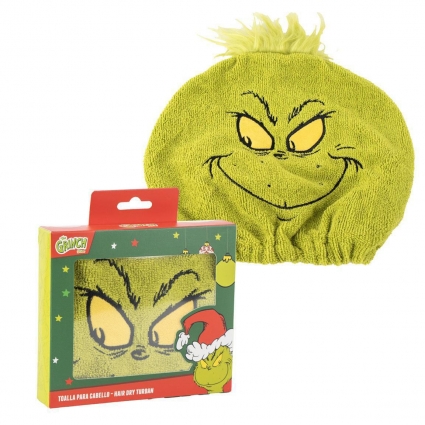 TOALLA PARA CABELLO THE GRINCH