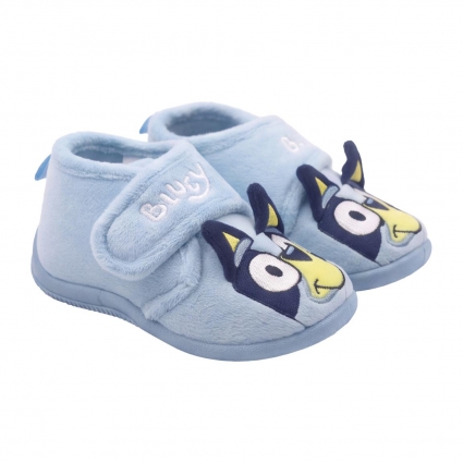 ZAPATILLAS DE CASA MEDIA BOTA APLICACIONES BLUEY