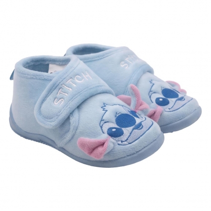 ZAPATILLAS DE CASA MEDIA BOTA APLICACIONES STITCH