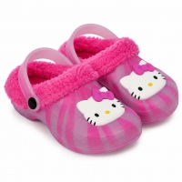 ZAPATILLAS DE CASA ZUECO BORREGUILLO HELLO KITTY ZAPATILLAS DE CASA ZUECO BORREGUILLO HELLO KITTY