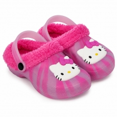 ZAPATILLAS DE CASA ZUECO BORREGUILLO HELLO KITTY ZAPATILLAS DE CASA ZUECO BORREGUILLO HELLO KITTY