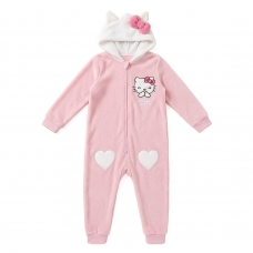 PIJAMA DORMILÓN CORAL FLEECE APLICACIONES HELLO KITTY