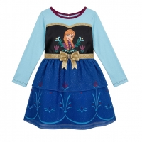 VESTIDO SINGLE JERSEY FANTASIA FROZEN VESTIDO SINGLE JERSEY FANTASIA FROZEN