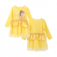 VESTIDO SINGLE JERSEY FANTASIA PRINCESS BELLA Y BESTIA VESTIDO SINGLE JERSEY FANTASIA PRINCESS BELLA Y BESTIA