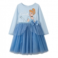 VESTIDO SINGLE JERSEY FANTASIA PRINCESS CENICIENTA VESTIDO SINGLE JERSEY FANTASIA PRINCESS CENICIENTA