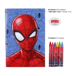 Set Papelería Escolar Spiderman