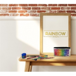 Set Portatodo con Accesorios de Papelería Rainbow High